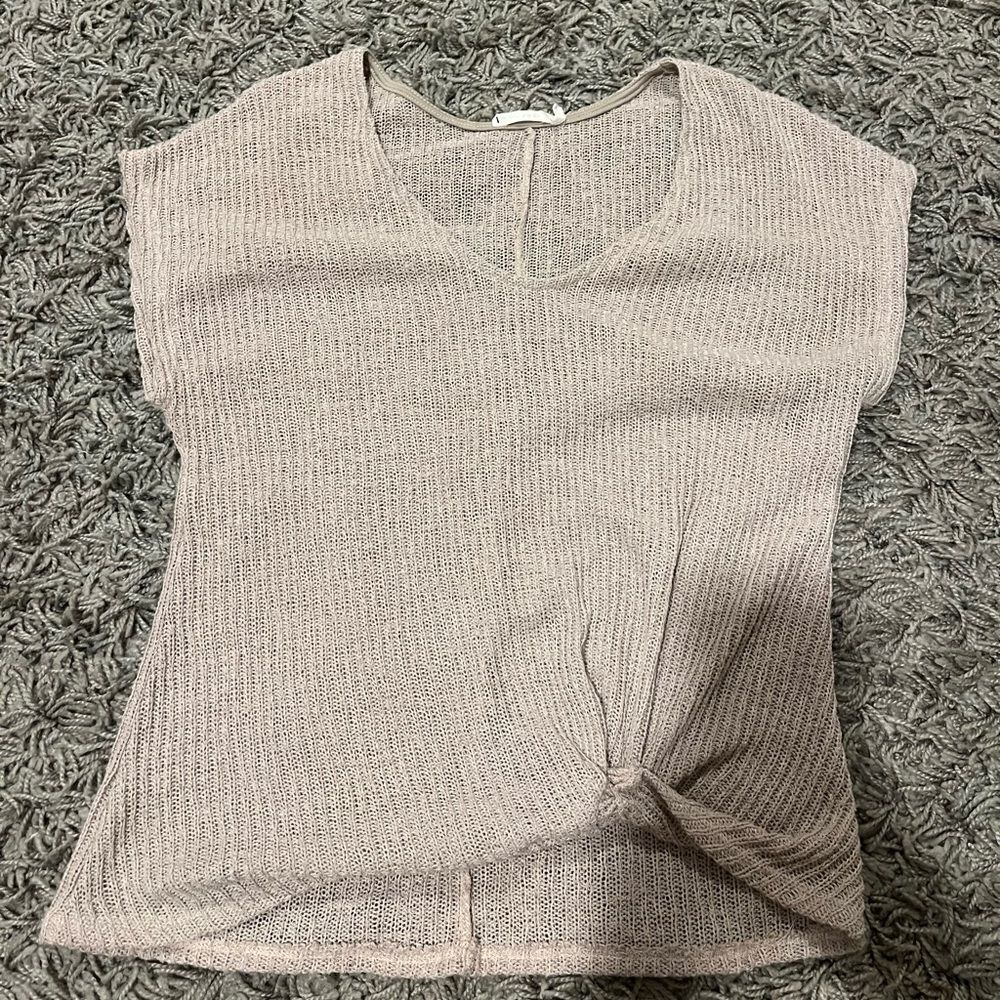 sweater material tee